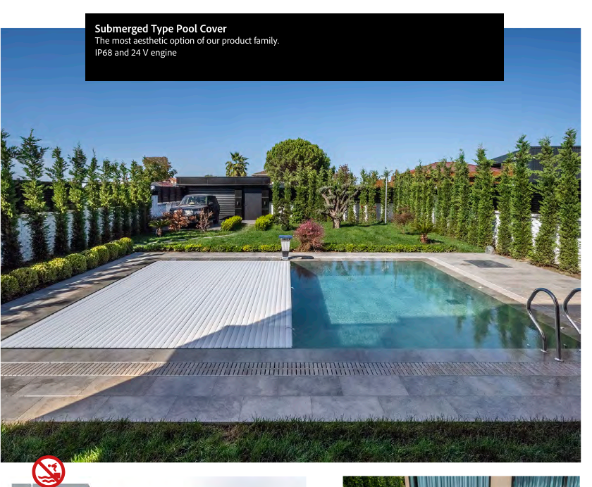 Automatska roletna za bazen sa daljinskim upravljanjem