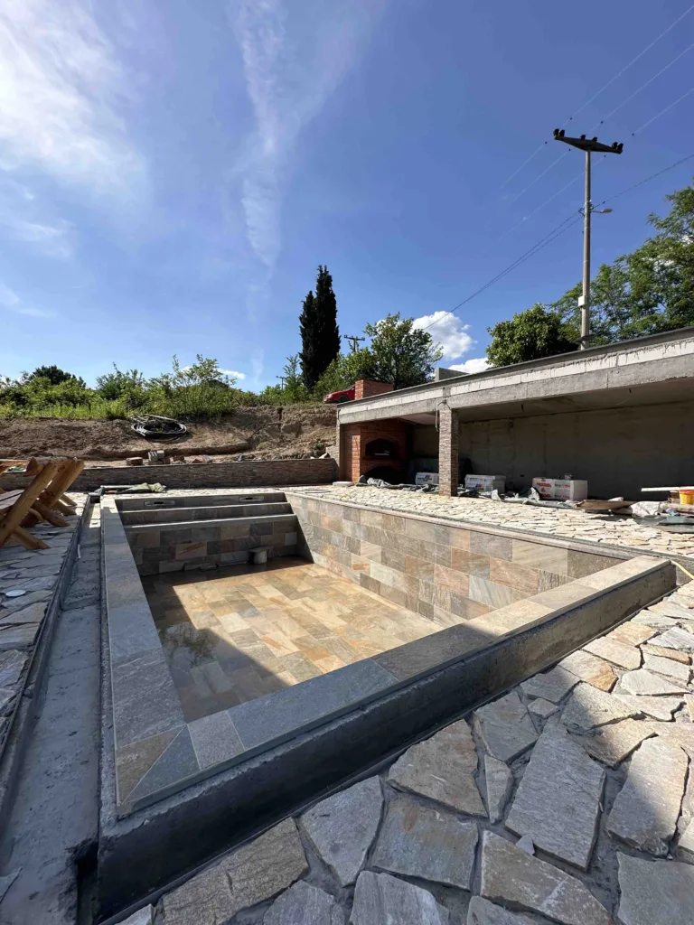 Armirano betonski skimerski bazeni 8x4m