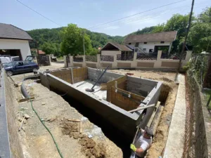 Armirano betonski skimerski bazen 8x4 Krusevac 5