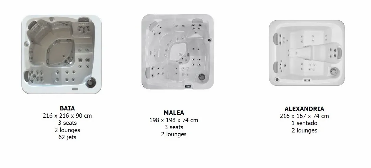 Hidromasazna kada alexandria