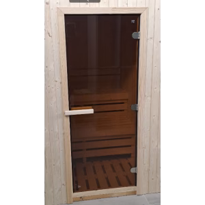 vrata za saunu braon