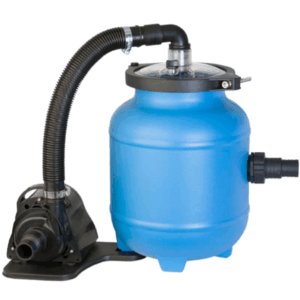 Filter set Aqualoon FAQ200 sa rezervoarom Ø 200 mm i 320 g Aqualoon vlakana, kapaciteta 4.000 l/h, idealan za nadzemne bazene do 19.000 litara.