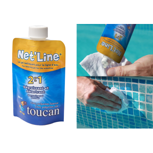 Gel za čišćenje bazena od kamenca i prljavština Net Line TOUCAN (lajner,plocice,farba) Net Line TOUCAN 300ml