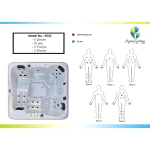 Hidromasažna kada Nero Comfort Nova 5502-kvalitet masaze