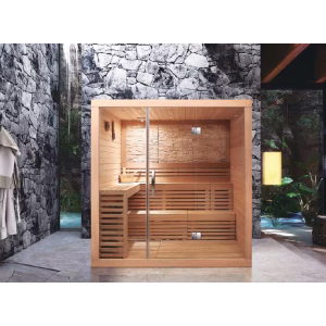 Sauna soba Nero - kanadski Hemlock -6