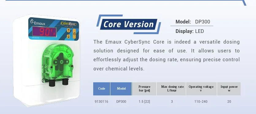 tehnički podaci za dozirnu pumpu emaux dp300 manual