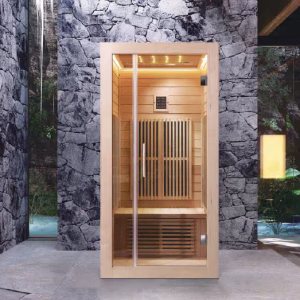 sauna soba nero kanadski hemlock infra red