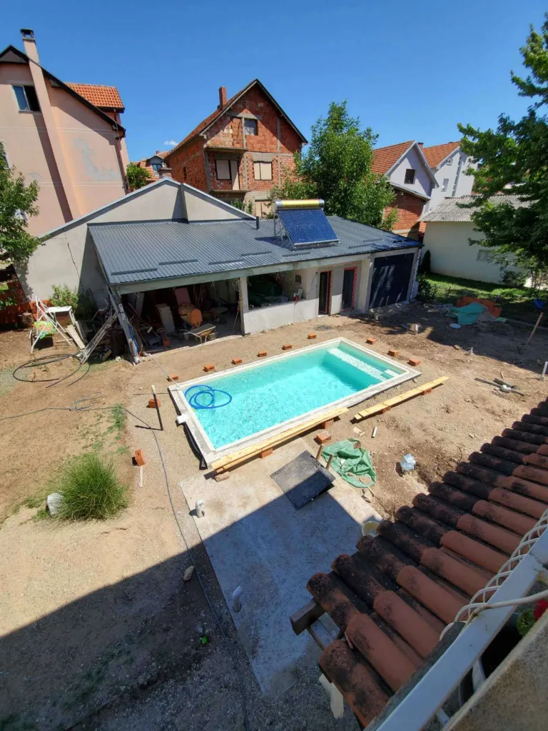 Bazeni od stiropor bloka 7x3m